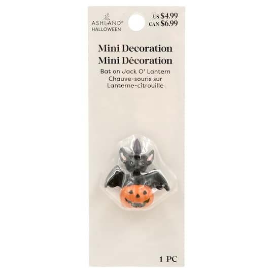 Mini Bat on Jack-o'-Lantern by Ashland®
